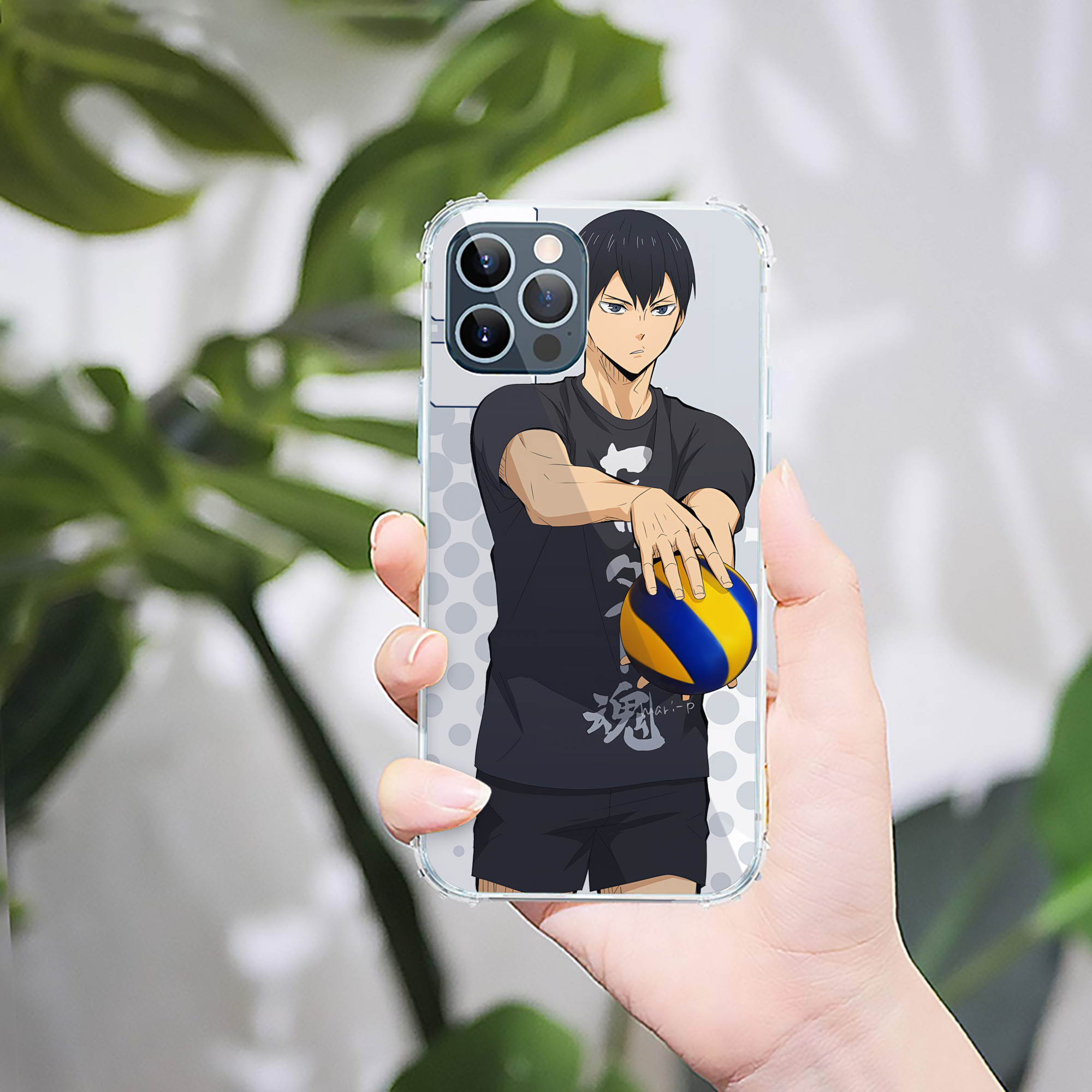 （画像用） ハイキュー!! Haikyu!! 【iPhone 12シリーズ対応】透明スマホケース（クリアソフトケース）